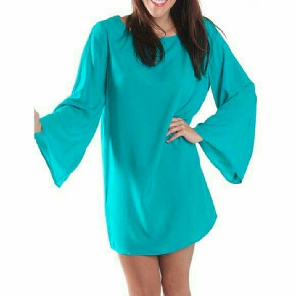 NWT  Mod Shift Dress-Turquoise - Picture 2 of 2